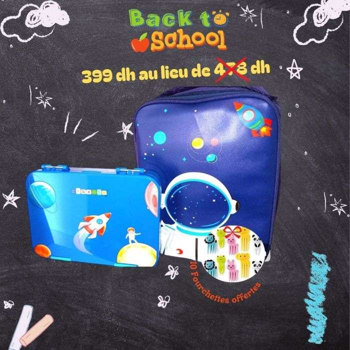GOBENTO KIDS OFFRE SAC A DEJOUNER STARBOY + BOITE ISOTHERME 21165 CM 710 ML