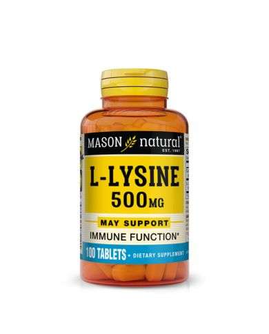 MASON NATURAL L LYSINE 500 MG 100 TABLETS