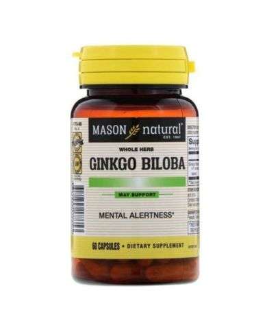 MASON NATURAL GINKGO BILOBA 60 CAPSULES