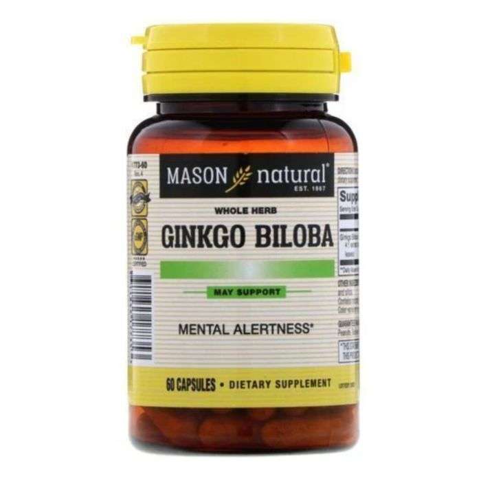 MASON NATURAL GINKGO BILOBA 60 CAPSULES