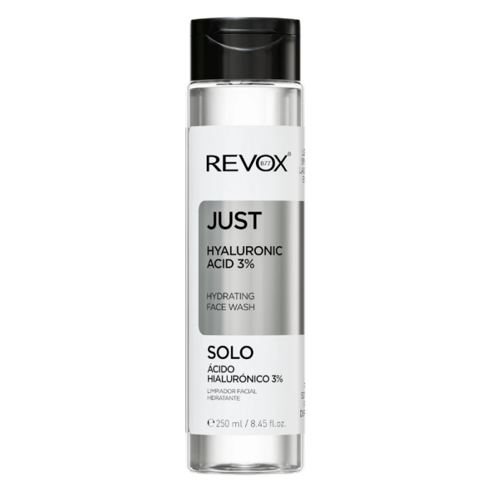 REVOX B77 NETTOYANT HYDRADANT VISAGE JUST HYALURONIC ACID 3% 250 ML