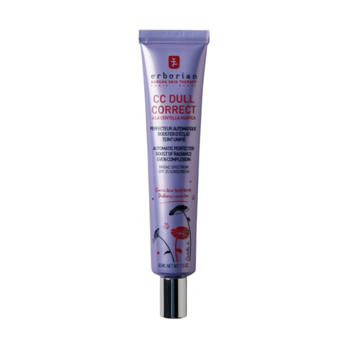 ERBORIAN OFFRE CC DULL CORRECT CENTELLA ASIATICA BOOSTER ECLA SPF25 45 ML + RED SERUM 10ML OFFERT