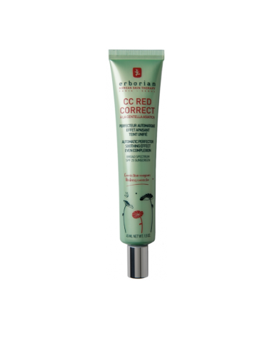 ERBORIAN CC RED CORRECT CENTELLA ASIATICA EFFET APAISANT SPF25 45 ML