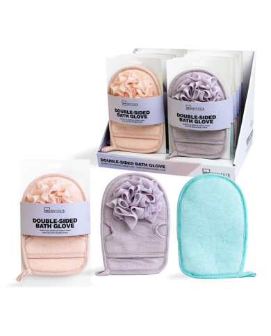IDC INSTITUTE GANT DE BAIN DOUBLE FACE DOUBLE FONCTION REF 90092
