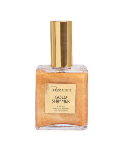 IDC INSTITUTE GOLD SHIMMER HUILE DE CORPS PAILLETEE 45 ML REF 99153