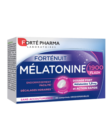 FORTE PHARMA FORTE NUIT MELATONINE 1900 FLASH 30 COMPRIMES