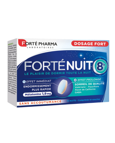 FORTE PHARMA FORTE NUIT MELATONINE 1.9 G 15 COMPRIMES