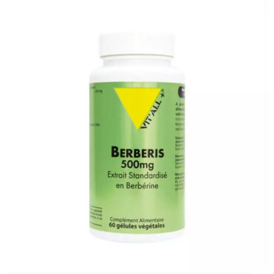 VIT'ALL+ BERBERIS 500 MG COMPLEMENT ALIMENTAIRE 60 GELULES