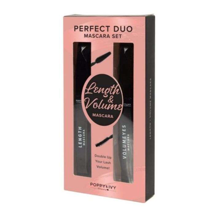 POPPY AND IVY PERFECT DUO MASCARA SET LONGUEUR ET VOLUME