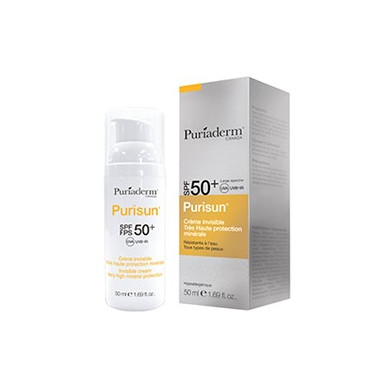 PURIADERM PURISUN CRÈME SOLAIRE INVISIBLE SPF50+ 50 ML