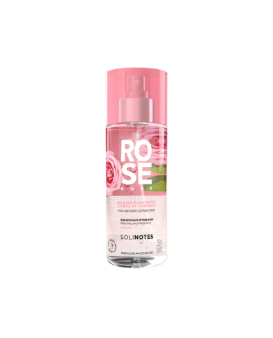 SOLINOTES BRUME PARFUMEE CORPS ET CHEVEUX ROSE 250 ML