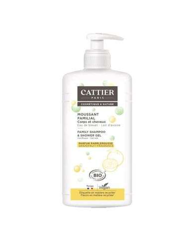 CATTIER MOUSSANT FAMILIAL CORPS ET CHEVEUX 1 LITRE