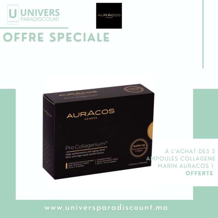 AURACOS OFFRE 5 AMPOULES COLLAGENE MARIN ACHETE1 OFFERT 