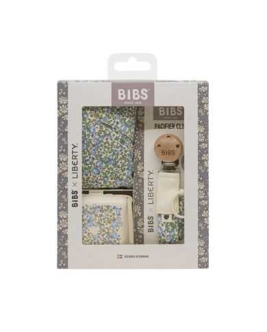 BIBS X LIBERTY COFFRET CADEAU POUR NOEL ESSENTIEL BEBE DUSKY LILAC
