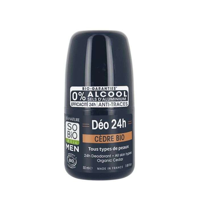 SO BIO HOMME DEODORANT 24H CEDRE BIO 50 ML