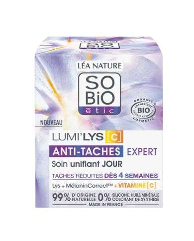 SO BIO LUMILYS C ANTI TACHES EXPERT SOIN UNIFIANT JOUR 50 ML
