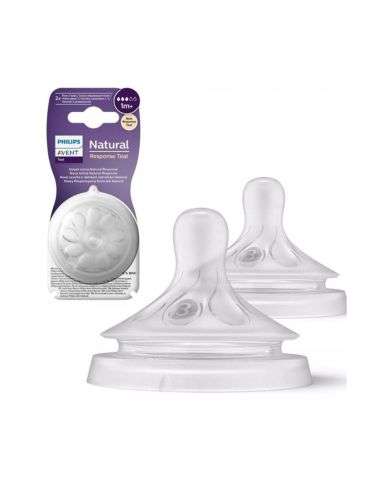 AVENT NATURAL TETINE RESPONSE 1MOIS + DEBIT 3