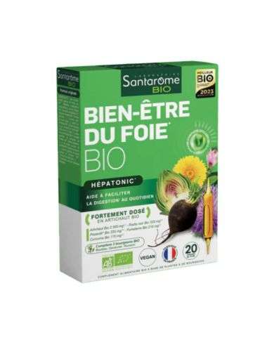 SANTAROME BIO BIEN ETRE DU FOIE 20 AMPOULES