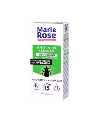 MARIE ROSE SHAMPOOING ANTI POUX ET LENTES 125 ML