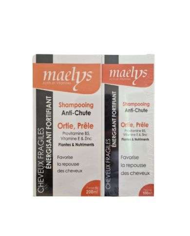 MAELYS OFFRE SHAMPOOING ORTIE PRELE 200 ML + SHAMPOING 100ML OFFERT