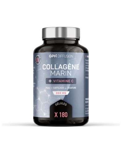 GPH COLLAGENE MARINE + VITAMINE C 350 MG 180 GELULES