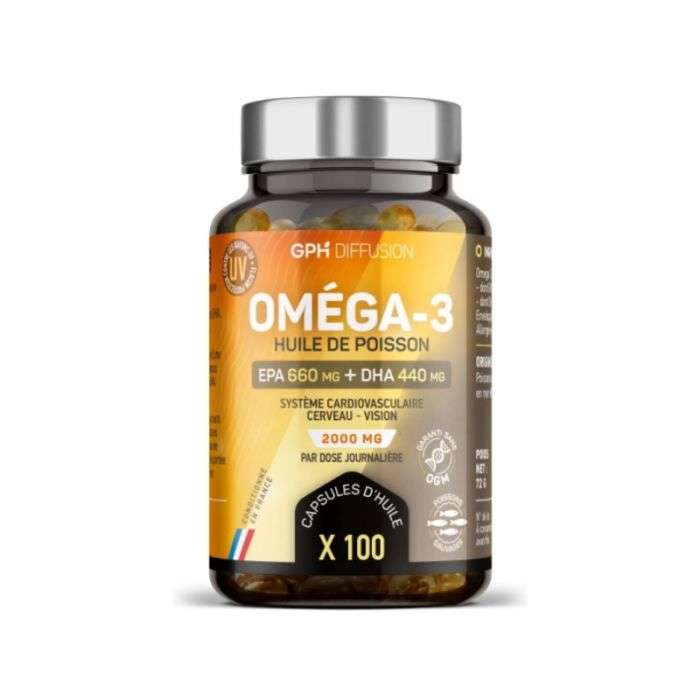 GPH DIFFUSION OMEGA 3 100 CAPSULES