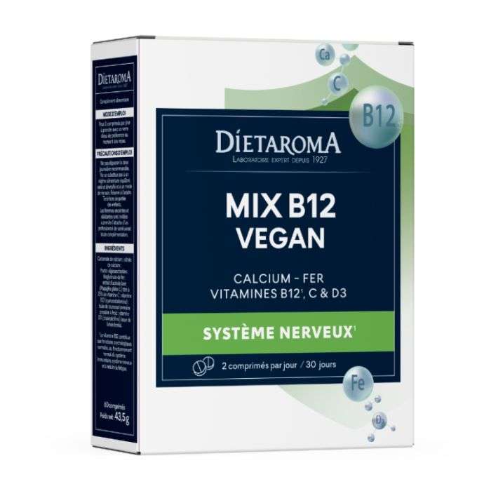 DIETAROMA MIX B12 FER D3 CALCIUM ET VITAMINE C
