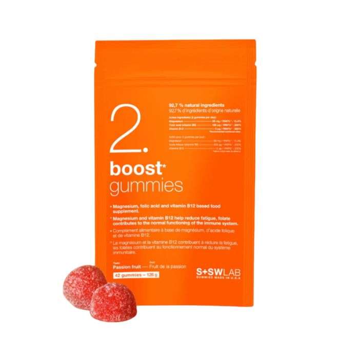 S+SWLAB 2 BOOST GUMMIES 126G 42 GUMMIES GOUT FRUIT DE LA PASSION