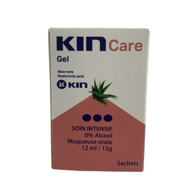 KIN CARE GEL ALOE VERA HYALURONIC ACID SOIN INTENSIF MUQUEUSE ORALE 12 ML