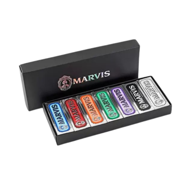 MARVIS SET DE 7 MINI DENTIFRICES AROMATISES 7X25 ML