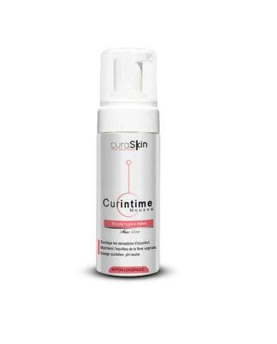 CURASKIN CURINTIME MOUSSE HYGIENE INTIME MUSC BLANC 150 ML