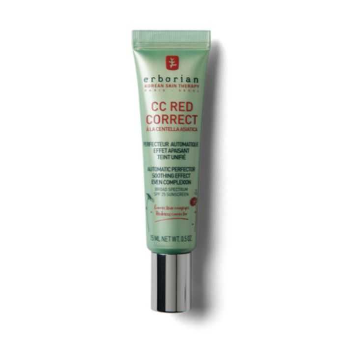ERBORIAN CC RED CORRECT CENTELLA ASIATICA EFFET APAISANT SPF25 15 ML