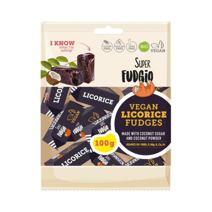 SUPER FUDGIO FONDANT A LA REGLISSE 100 G BIO