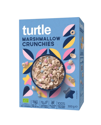 TURTLE MARSHMALLOW CROQUANTS AUX GUIMAUVES BIO SANS GLUTEN 300 G
