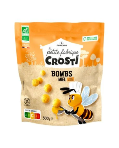 FAVRICHON LA PETITE FABRIQUE CROSTI BOMBS MIEL SANS GLUTEN 300 G
