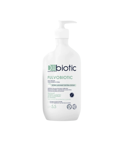 D BIOTIC PULVOBIOTIC SOIN LAVANT EXTRA DOUX PH 5.5 PEAU SENSIBLE IRRITE 500ML