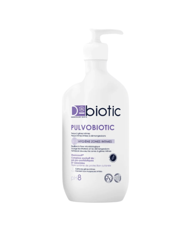 D BIOTIC PULVOBIOTIC HYGIENE ZONE INTIME PH 8 PEAU IRRITE 500ML