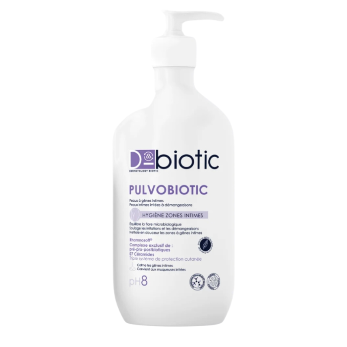 D BIOTIC PULVOBIOTIC HYGIENE ZONE INTIME PH 8 PEAU IRRITE 500ML