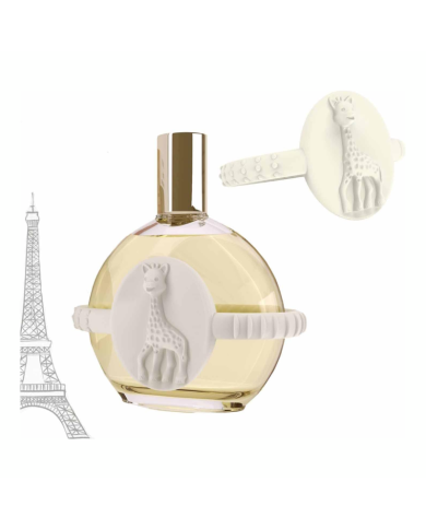 SOPHIE LA GIRAFE EAU DE SOIN PARFUMEE 50 ML  PLUS ANNEAU DE DENTITION 0 M+