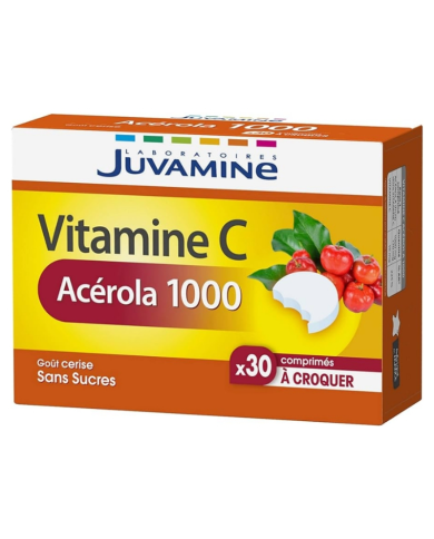 JUVAMINE VITAMINE C ACEROLA 1000 30 COMPRIMES