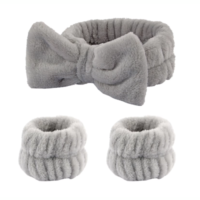 HEADBAND PAPILLON ET POIGNETS ASSORTIES