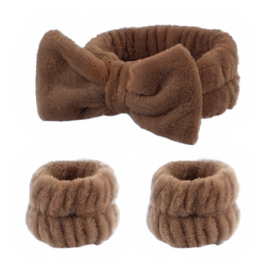 HEADBAND PAPILLON ET POIGNETS ASSORTIES