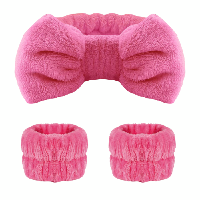 HEADBAND PAPILLON ET POIGNETS ASSORTIES