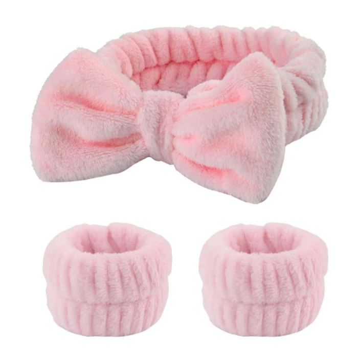 HEADBAND PAPILLON ET POIGNETS ASSORTIES