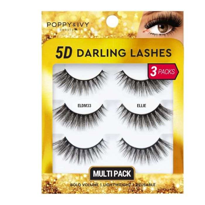 POPPY ET IVY 5D DARLING CILS 3 PACKS ELLIE