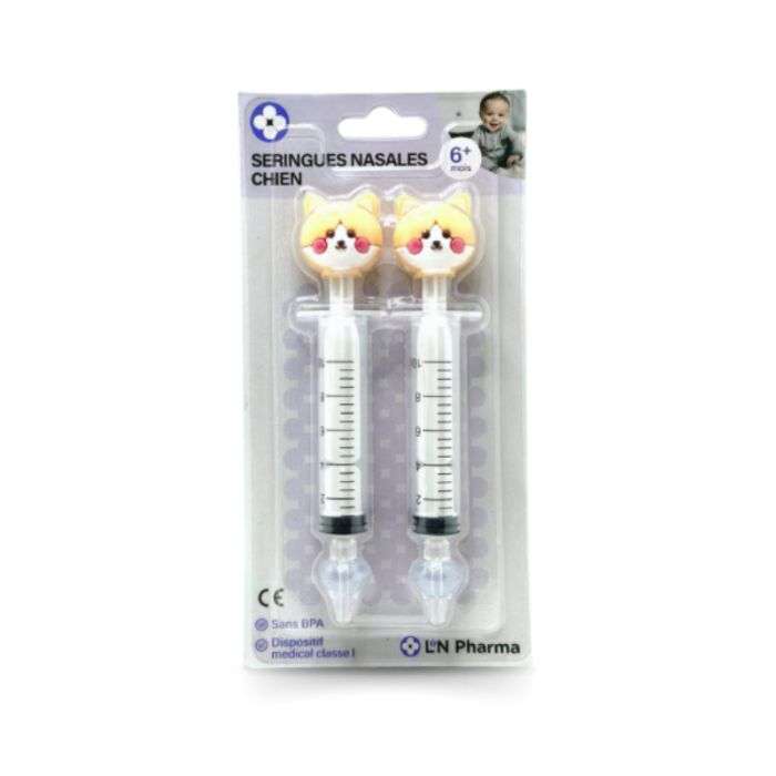 L2N PHARMA LOT DE 2 SERINGUES NASALES 6 MOIS +
