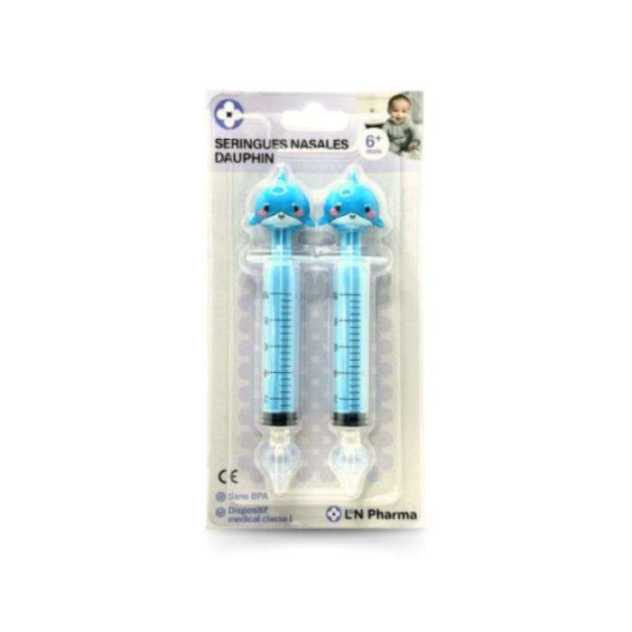 L2N PHARMA LOT DE 2 SERINGUES NASALES 6 MOIS +