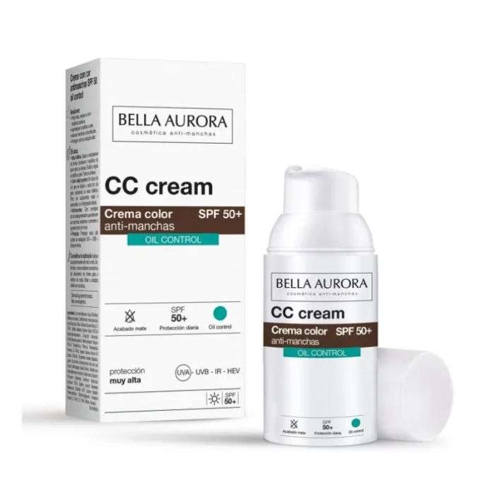 BELLA AURORA CC CREAM ANTI TACHES OIL CONTROL SPF50+ 30 ML
