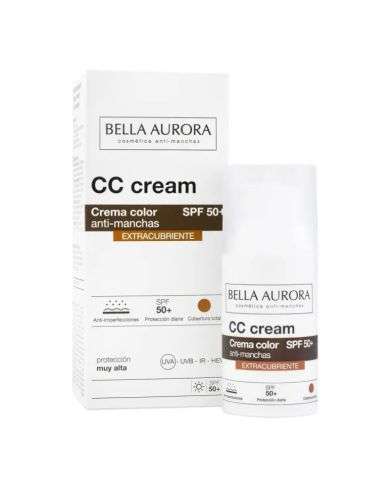 BELLA AURORA CC CREAM ANTI TACHES EXTRACOUVRANTES SPF50+ 30 ML
