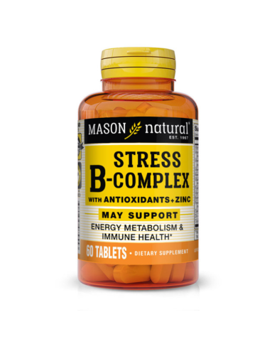 MASON NATURAL STRESS B COMPLEX ANTIOXIDANT PLUS ZINC 60 COMPRIMES